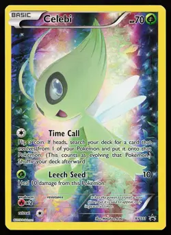 Celebi XY111 Holo Full Art XY Promo Pokemon Card - Image 1