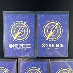 Bandai One Piece Card Game Marshall D. Teach SEC X2 Lot 5 Cards OP16 - Image 2