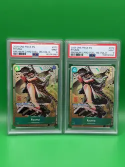 2025 One Piece Card Game Ryuma #072 Premium BS Vol.3 PSA 9 Lot of 2 - Image 1