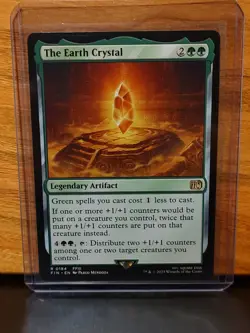 The Earth Crystal MTG Magic the Gathering Card Final Fantasy Regular - Image 1