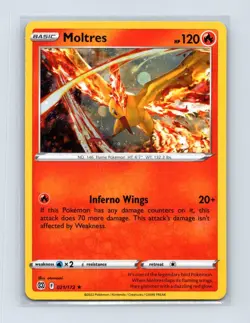 Moltres (Cosmos Holo) 021/172 Holo Miscellaneous Cards & Products Pokemon LP - Image 1