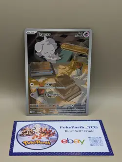 Pokemon Espurr 095/088 Perfect Order Illustration Rare Pokemon Card Mint - Image 1