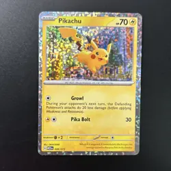 Pokemon Pikachu McDonald's 2023 Holo Promo 2023 006/015 Card - Image 1