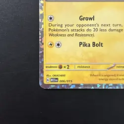 Pokemon Pikachu McDonald's 2023 Holo Promo 2023 006/015 Card - Image 5