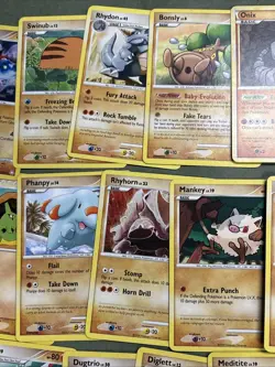 Lot Of 86 Fighting & Fire Pokemon Cards Authentic L/P M/P L@@K - Image 3