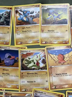 Lot Of 86 Fighting & Fire Pokemon Cards Authentic L/P M/P L@@K - Image 5