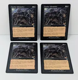 Zombie Infestation Lot Of 4 - Magic The Gathering MTG - Odyssey! - Image 2
