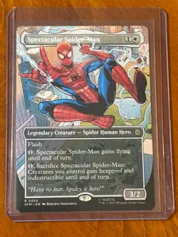 Spider-Man Magic The Gathering (Borderless) R0014. Spectacular Spider-Man. - Image 2