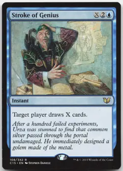 Stroke of Genius - Commander 2015 - Rare - Magic: The Gathering - Image 1