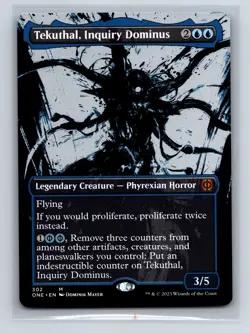 Phyrexia: All Will Be One #302 Tekuthal, Inquiry Dominus (Showcase) - Image 1