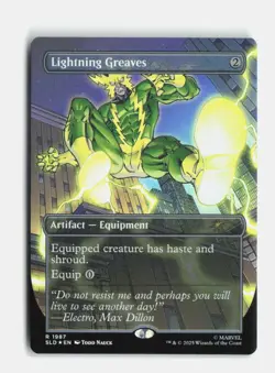 Lightning Greaves () (Rainbow Foil) 1987 Foil Secret Lair Drop Series MTG NM - Image 1