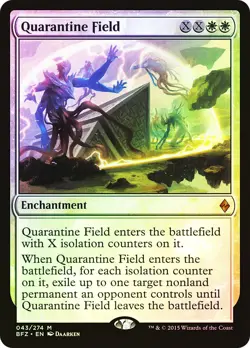 MTG FOIL Quarantine Field - Battle for Zendikar #043 - Image 1