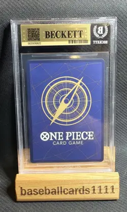 One Piece Monkey.D.Luffy ST01-012 Super Pre-Release Stamped Gem Mint BGS 9.5 P1 - Image 2
