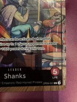Shanks (2025 PSA Magazine Promo) OP09-001 One Piece Promotion Cards Foil - Image 5