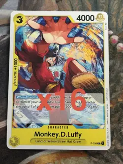 One Piece - 16x Monkey.D.Luffy P-036 - Prerelease Promo Lot NM - Image 1