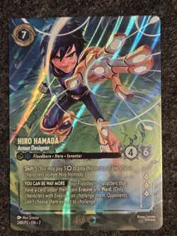 Lorcana Hiro Hamada Store Championship Foil Enchanted Promo 24B/P2 EN 7 - Image 2