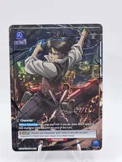 Union Arena Levi UE10BT/AOT-1-009 (R*) UE10BT: Attack on Titan - Image 1