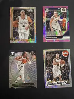 Aaron Gordon 4 Card LOT Optic Chrome Parallels Totally Certified Nuggets - Image 1