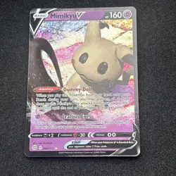Pokemon Mimikyu v TCG Ultra Rare Holo Card 068/172 Brilliant Stars - Image 1