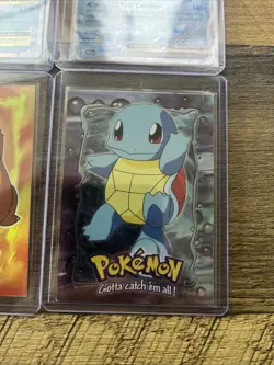 Pokemon 6 Card Lot Holos - Squirtle Charmander Charizard Topps, Blastoise Cards - Image 2