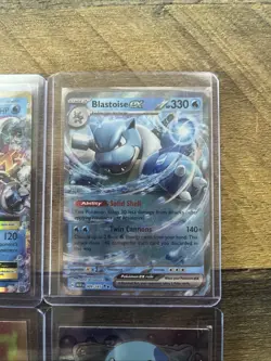 Pokemon 6 Card Lot Holos - Squirtle Charmander Charizard Topps, Blastoise Cards - Image 5