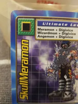 SkullMeramon ST-48 Ultimate Level Digimon Digi Battle Starter 1 Card 1999 Bandai - Image 2