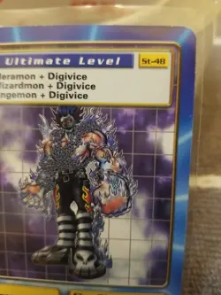 SkullMeramon ST-48 Ultimate Level Digimon Digi Battle Starter 1 Card 1999 Bandai - Image 3