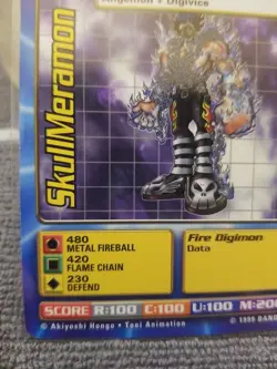 SkullMeramon ST-48 Ultimate Level Digimon Digi Battle Starter 1 Card 1999 Bandai - Image 5