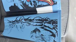 Magic: The Gathering 48" X 18" Blue & Black DOUBLE-SIDED PROMO BANNER - Image 2