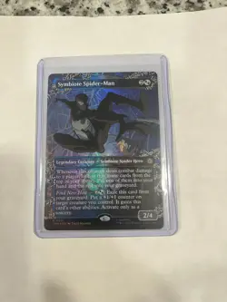 Symbiote Spider-Man (Borderless) R Marvel's Spider-Man 217 NM - Image 1