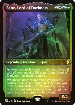 NM Etched Foil Bane, Lord of Darkness, MTG, Baldur's Gate, Magic, 526 - Image 1