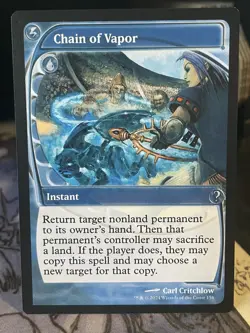 Chain of Vapor Future Sight Mystery Booster 2 MTG Magic - Image 1