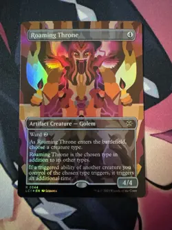 Roaming Throne (Borderless) - The Lost Caverns of Ixalan (LCI)NM Foil - Image 1