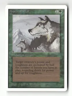 Aspect of Wolf Unlimited Edition # Magic the Gathering - Image 1