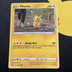 Pikachu 027/078 (Cosmos Holo) - Pokemon Pokemon GO - LP - Image 3