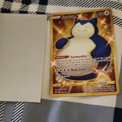 Pokemon Snorlax 224/198 Secret Rare Holo Full Art Chilling Reign English 2021 - Image 3