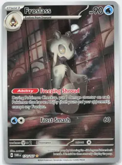 Froslass 174/167 Illustration Rare Twilight Masquerade Pokemon Holo Near Mint - Image 1