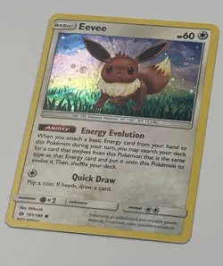 Eevee 101/149 Cosmos Holo Pokemon Single - Image 2