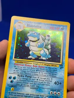 VTG 2000 Pokemon Base Set 2 Blastoise 2/130 Holo Rare NM - PRINT LINES - Image 3