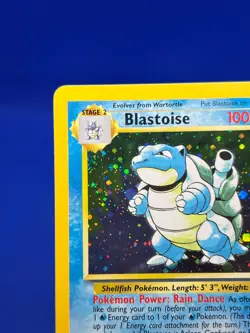VTG 2000 Pokemon Base Set 2 Blastoise 2/130 Holo Rare NM - PRINT LINES - Image 4