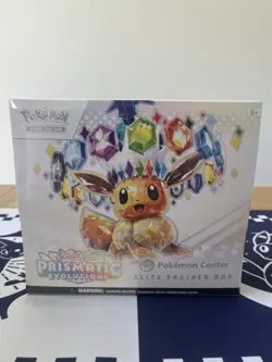 Pokemon Prismatic Evolutions Pokemon Center Elite Trainer Box ETB Factory Sealed - Image 2