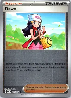 Dawn 087/094 Uncommon Phantasmal Flames Pokemon Reverse Holo NM - Image 1