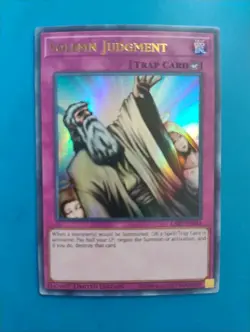 Near Mint Yugioh Solemn Judgment - LART-EN014 - Ultra Rare - Limited Edition - Image 1