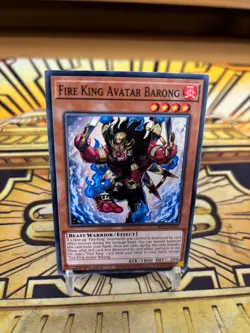 Yugioh Feuerkonig Avatar Barong Common SR14-EN005 - Image 1
