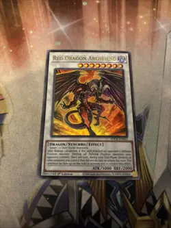 YUGIOH RED DRAGON ARCHFIEND SDCK-EN045 ULTRA 1ST ED NM - Image 1