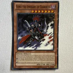 Yu-Gi-Oh! Konami Gorz the Emissary of Darkness Effect Rare Holo 1st BP01-EN014 - Image 1