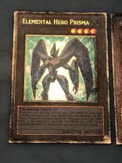 Yu-Gi-Oh! 3x “ELEMENTAL HERO PRISMA” 2-Limited Ed, 1-1st Ed Read Description - Image 5