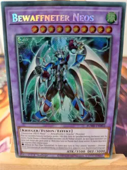 Bewaffneter Neos BLMR-DE002 Secret Rare Deutsch NM YUGIOH - Image 1