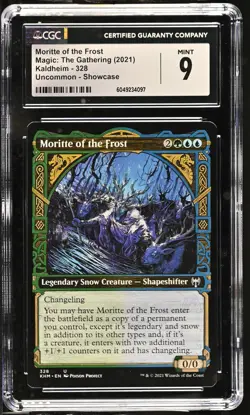 MORITTE OF THE FROST Kaldheim Showcase CGC 9 MTG [Nostalgium] - Image 1