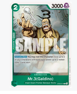 Mr.3(Galdino) - ST30-014 - C - Foil One Piece - Image 1